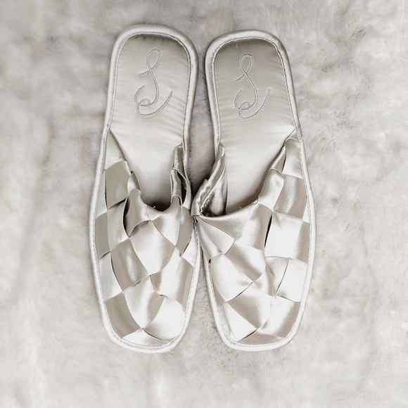 NEW Sam Edelman Bundle Of Three Rhys Pink Silver Slip On Round Toe Mules S145 - Picture 5 of 9